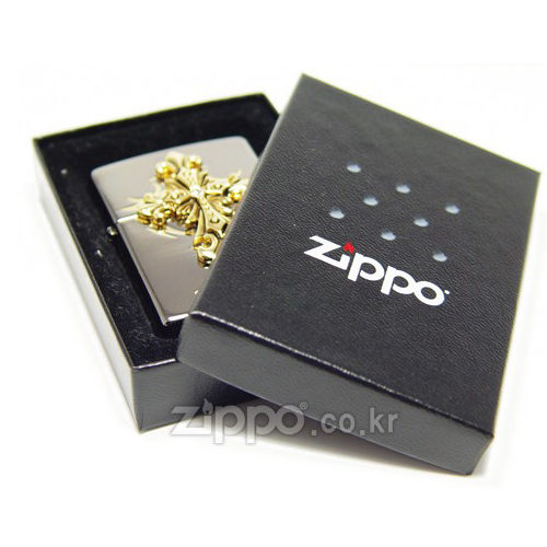 군토,[지포] 트라이벌 크로스 블랙아이스 (ZIPPO TRIBAL CROSS EMB 1 BK )