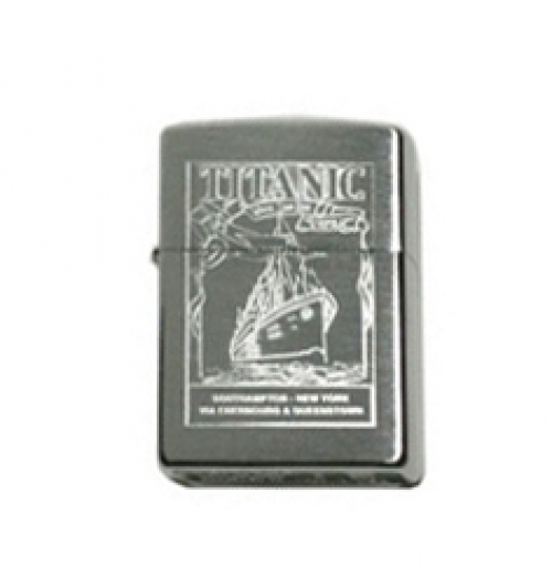 군토,[지포] 타이타닉 화이트 스타 라인 브러쉬드 크롬 (ZIPPO TITANIC WHITE STAR LINE BRUSHED CHROME)