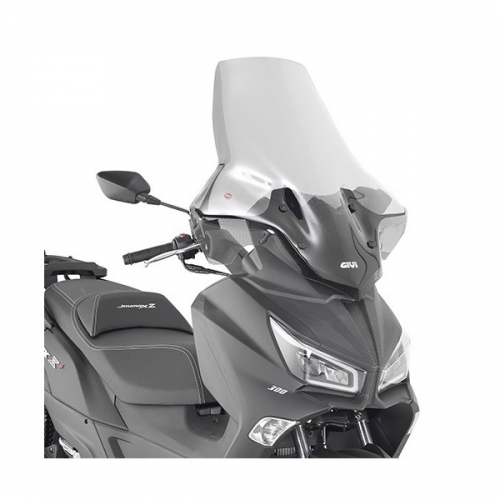 군토,[기비] GIVI SYM 조이맥스 Z300 (19-20) / Z+300 (21-23) 전용 윈드스크린 (롱 투명, 78x70.5 cm) - 7056DT+D7058KIT