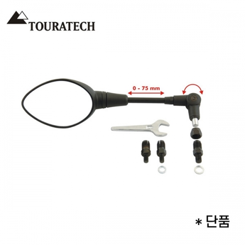 군토,[투라텍] 길이 조절 폴딩 미러 - BMW, 허스크바나, KTM, 야마하 (낱개)