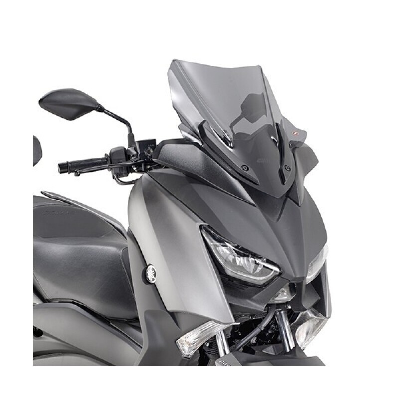 군토,[기비] GIVI X-MAX 125 (18-22) / X-MAX 300 (17-22) 윈드스크린 - D2136S (숏 스모크, 43.5x43.5cm, 순정보다 9.5cm 낮)