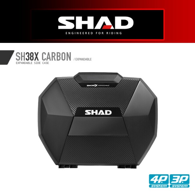 군토,[샤드] 카본 사이드케이스 SH38X (좌+우 세트) (D0B38106)