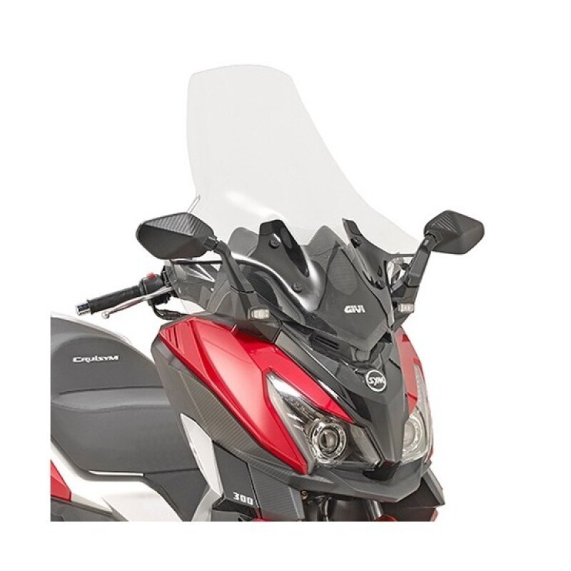 군토,[기비] GIVI SYM CRUISYM 125/300 크루심 (17-24) 전용 롱 윈드스크린 (78x70.5, 투명) - 7056DT+D7056KIT