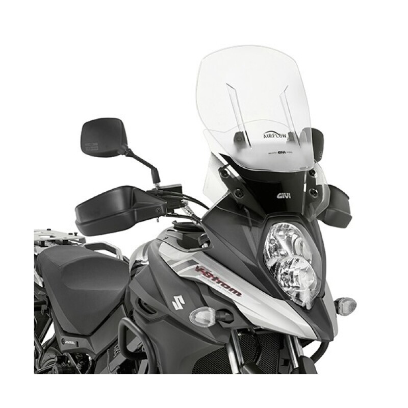 군토,[기비] GIVI 스즈키 DL650 V-Strom 브이스크롬 (17-24) 에어플로우 스크린 (투명, 최고50x43cm, 12cm만큼 조절가능)