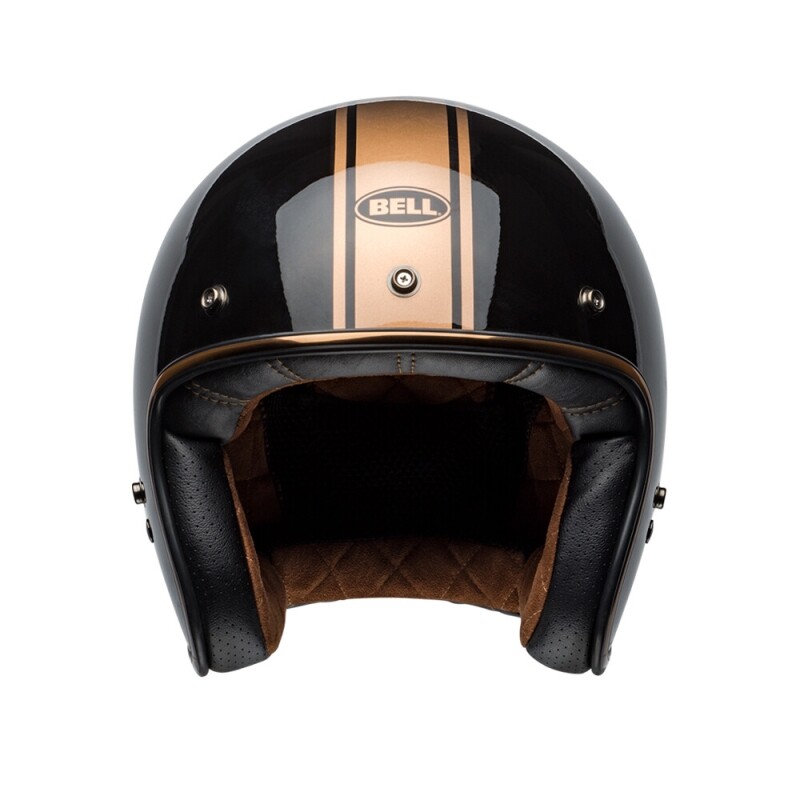 군토,[BELL] 벨 커스텀 500 오픈페이스 헬멧 - 랠리 블랙/브론즈