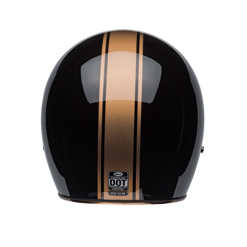 군토,[BELL] 벨 커스텀 500 오픈페이스 헬멧 - 랠리 블랙/브론즈