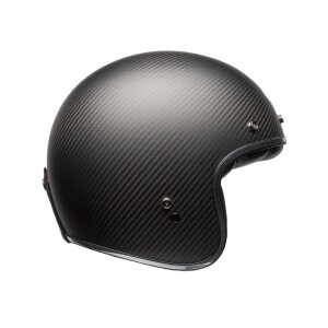 [BELL] 벨 커스텀 500 카본 오픈페이스 헬멧 - 무광 블랙