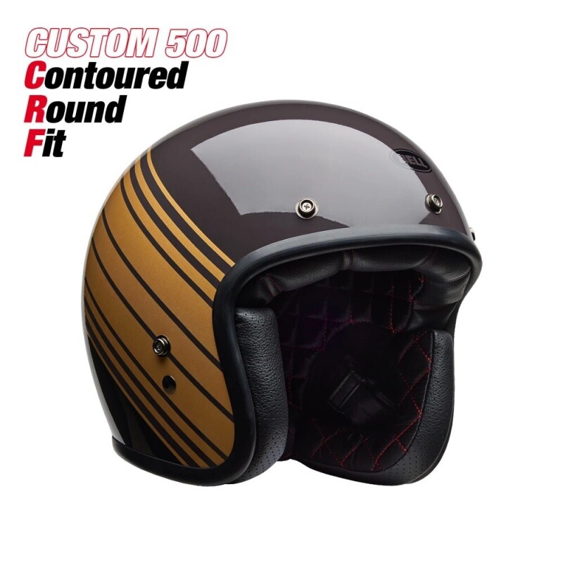 군토,[BELL] 벨 커스텀 500 CRF 오픈페이스 헬멧 - 엣지 브라운
