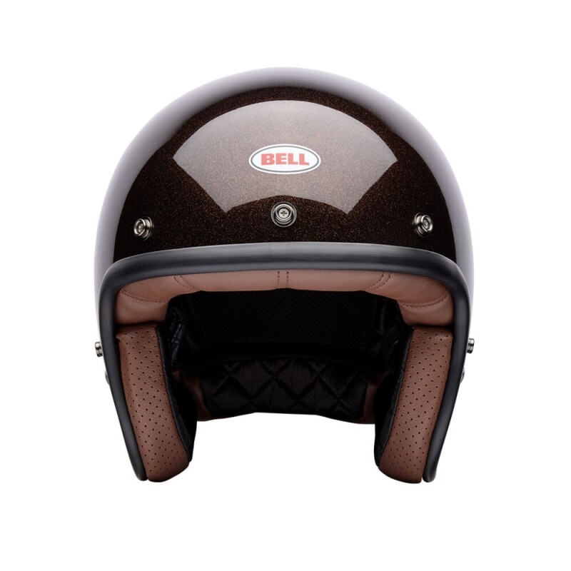 군토,[BELL] 벨 커스텀 500 CRF 오픈페이스 헬멧 - 플레이크 루트 비어