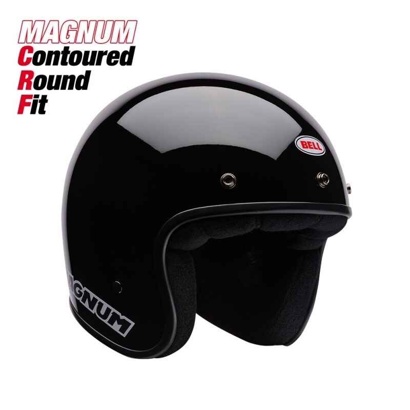 군토,[BELL] 벨 매그넘 CRF 클래식 오픈페이스 헬멧 - 블랙
