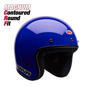[BELL] 벨 매그넘 CRF 클래식 오픈페이스 헬멧 - 블루