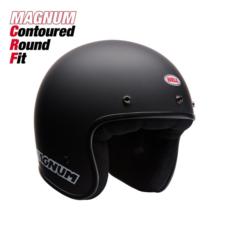 군토,[BELL] 벨 매그넘 CRF 클래식 오픈페이스 헬멧 - 무광블랙