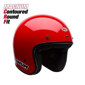 [BELL] 벨 매그넘 CRF 클래식 오픈페이스 헬멧 - 레드