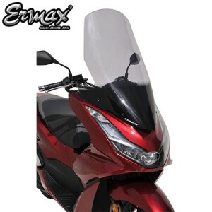 [이알맥스] 혼다 PCX125, PCX150 (21-) 롱 윈드스크린 - 라이트 블랙 0101 T18