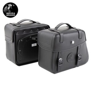 [햅코앤백커] 러지드 새들백 C-BOW 사이드케이스 세트 (21리터) 블랙 - 620355 00 01
