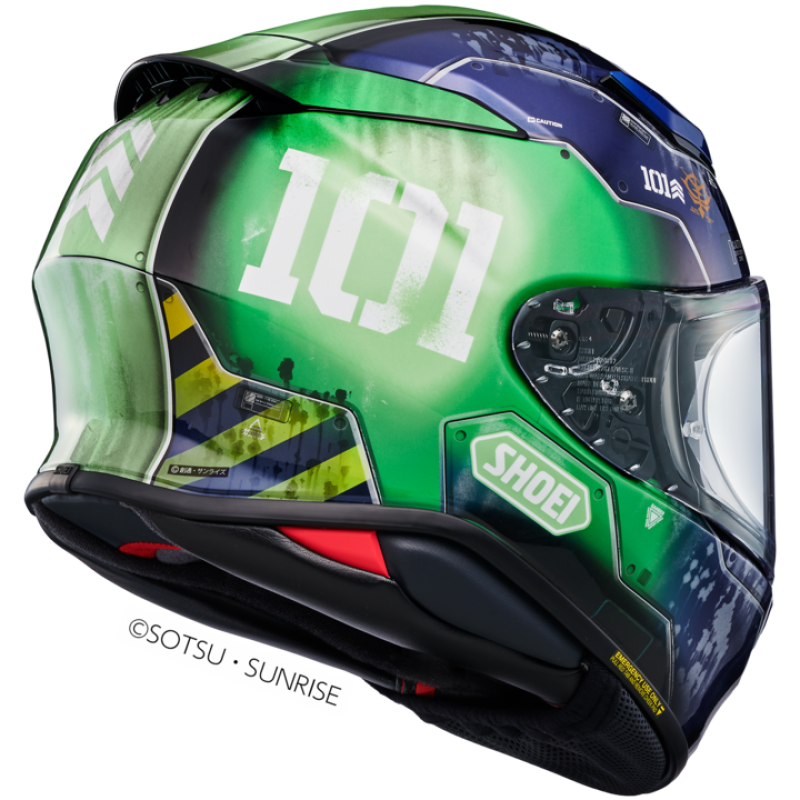 군토,[쇼에이] Z-8 자쿠 I TC-11 SHOEI X 기동전사 건담 콜라보 풀페이스 헬멧 (Z-8 ZAKU I TC-11 SHOEI X)