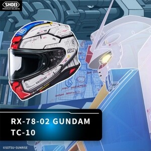 [쇼에이] Z-8 RX-78-02 건담 TC-10 SHOEI X 기동전사 건담 콜라보 풀페이스 헬멧 (Z-8 RX-78-02 GUNDAM TC-10 SHOEI X)