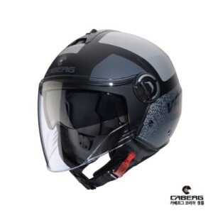 [카베르그] 카베르그 리비에라 V4x 알파 무광 블랙 안트라사이트 그레이 제트 헬멧