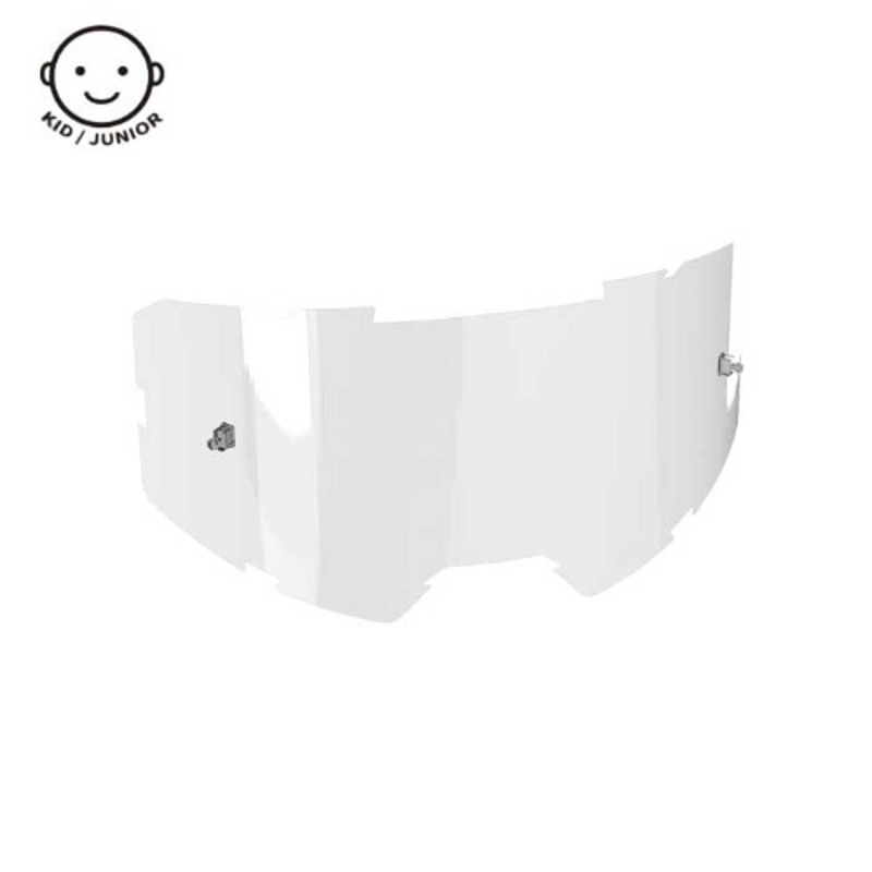 군토,[리에뜨] 비전 2.5S 쥬니어 오프로드 엔듀로 어드벤처 어린이 아동용 청소년 렌즈 - 클리어